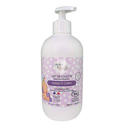 Lait de Toilette pour Bébé 500 ml, Bio certifié Ecocert