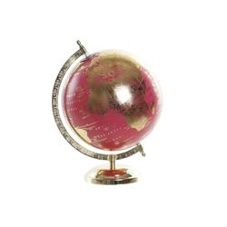 GLOBO TERRAQUEO ALUMINIO PVC 22X20X27 DORADO