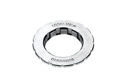 Shimano Unisex - Adulto Lockring 07075351 Anello Lockring Argento, Taglia unica