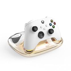 8BitDo Dual Charging Dock For Xbox Wireless Controllers White. EU PLUG POWER ADAPTER, BATTERIES INCLUDED