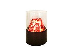Ascuas decorativas efecto titilante, ideales para crear ambientes cálidos y acogedores en decoraciones interiores y exteriores.