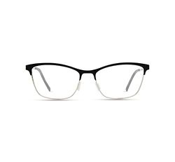MODO & ECO Maya Gafas, Black/Gold, 54 para Mujer