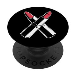 Subtle Lesbian Lipstick Sapphic PopSockets Adhesive PopGrip