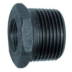 Reductor 241, R 1 a, Rp 3/8 i. Hierro maleable negro, temperatura de funcionamiento -20 °C hasta 300 °C, ISO 7 – 1