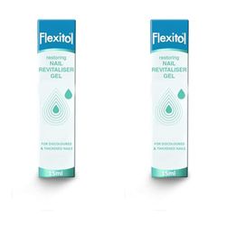 Flexitol Restoring Nail Revitaliser Gel 15ml, Triple Action Formula, Brightens, Softens and Conditions, For Hands and Feet (Pack of 2)