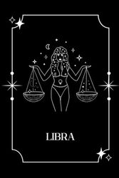 ZODIAC NOTEBOOK: LIBRA, 9*6 Inch, 180 Lined Pages, Cream Paper