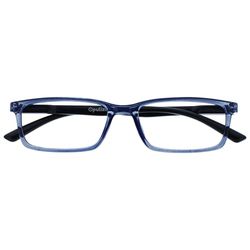 OPULIZE See - Occhiali Filtro Luce Blu Montatura Stretta Cerniere a Molla Migliorano il Sonno Gaming Computer Anti Riflesso Blu Trasparente Uomo Donna B9-3+0.00