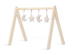 Jollein Toy Hanger for Play Trapeze Moon Nougat 4 Pieces Moon and Stars