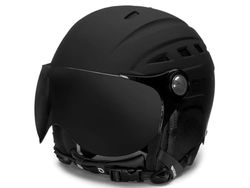 Briko, Helmet Unisex Volwassenen, Matt Total Black, M