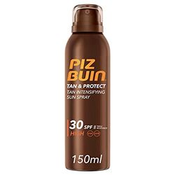 PIZ BUIN Protector Solar en Spray SPF30, Tan & Protect Acelerador del Bronceado de Protección Alta, con Vitamina E y Protección UVA/UVB, 150 ml