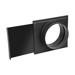 POWERTEC 70279 - Puerta de recolección de polvo, plástico ABS de 6 pulgadas, 1 paquete