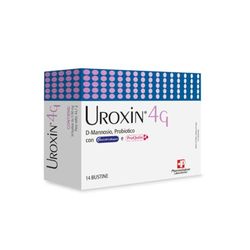 Uroxin®4G Integratore Alimentare per la salute delle vie urinarie - 4 grammi di D-mannosio, BioCell Collagen®, Probiotico e ProQutin™, un'associazione brevetteta di Propoli e Quercetina - 14 bustine