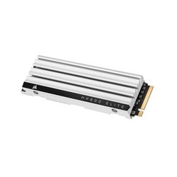 Corsair MP600 Elite 2 to M.2 PCIe Gen4 x4 NVMe SSD - Optimisé pour PS5 - Dissipateur Thermique Inclus - M.2 2280 - Lecture Séquentielle Jusqu'à 7 000 Mo/s - 3D TLC NAND Haute Densité - Blanc