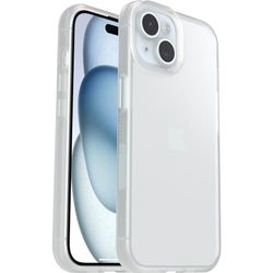 OtterBox Sleek Series-hoesje voor iPhone 15, schokbestendig, valbestendig, ultradun, beschermende, getest volgens militaire standaard, Transparent, Zonder Verpakking