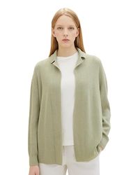 TOM TAILOR Gebreid vest voor dames, 34895 - Desert Green, L