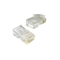 Connettore PNI CAT5, spina RJ45 per cavo di rete UTP CAT5, confezione da 10 pezzi