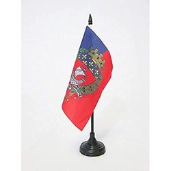 AZ FLAG Bandera de Mesa de la Ciudad DE Paris con Armas 15x15cm - BANDERINA de DESPACHO Ejercito DE Francia 15 x 15 cm