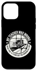 Truck Driver Humor Trucker Funny Semi Truck CDL for Men Case for iPhone 12 mini