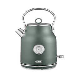 Tower T10063FOR Renaissance Kettle, Quick Boil, 360° Base, 1.7L, 3KW, Forest Green
