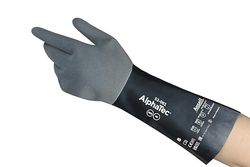 Ansell AlphaTec 53-001 Guanti di sicurezza da lavoro, Protezione meccanica, taglia 7(S), Nero (6 Paia)