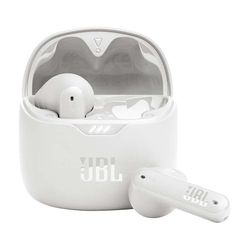 JBL Tune Flex TWS Auricolari In Ear True Wireless Bluetooth, con Cancellazione Attiva del Rumore, Bassi Potenti, Impermeabili IPX4, 8+24 Ore di Autonomia Combinata, Custodia di Ricarica, Bianco