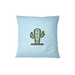 Bona Basics, Funda de cojín Decorativa, Funda de cojín Decorativa, decoración del hogar, para sofá, cafetería, Tamaño: 45X45 cm, Color: Azul Claro