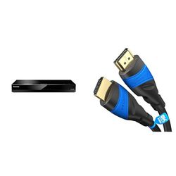 Panasonic DP-UB424EGK Ultra HD 4K Blu-Ray-Speler, Zwart & KabelDirekt – HDMI Kabel 8K/4K – 3 m – zwart)