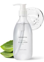 AROMATICA Organiczny/kojący żel z aloesu 300 ml, Kojący, Odświeżający, Nawilżający, Wegański, Zweryfikowany EWG