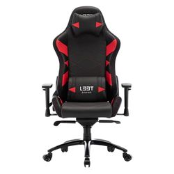 L33T Gaming - Gaming Elite V4 stoel rood en zwart