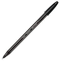 Bic Crystal Exact Fine Point Pens (0.7 mm) - Black, Box of 20