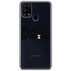ERT GROUP mobiel telefoonhoesje voor Samsung M31 origineel en officieel erkend Marvel patroon Black Widow 010 optimaal aangepast aan de vorm van de mobiele telefoon, gedeeltelijk bedrukt