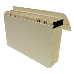 Cathedral Products Multi-Purpose 16 Pocket Manila Expanding File