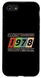 Carcasa para iPhone SE (2020) / 7 / 8 Classic 1978 Original Vintage Birthday Est Edición II 1978