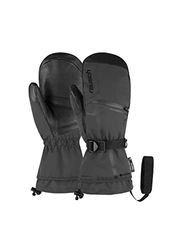 Reusch Down Spirit-Muffole in Gore-Tex Guanti da Sci particolarmente Caldi, Impermeabili e Traspiranti con Piumino, 6667 Asfalto/Nero, 8 Unisex-Adulto