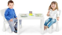 FANTASK Pièce, Blanc, Tisches: 76,5 x 54,5 x 49,5 cm (L x B x H)