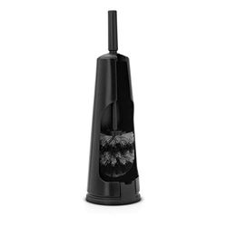 Brabantia Porte-goupillon avec Brosse Noir, Plastique, Matt Black, 30 x 20 x 10 cm