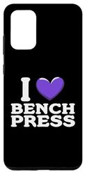 Custodia per Galaxy S20+ Divertente allenamento in palestra I Love Benchpress