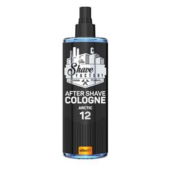 The Shave Factory Aftershave Cologne for Men – Arctic 400ml – Fresh, Invigorating and Cool Fragrance – Long-lasting Citrus and Woody Scent – ​​Soothes Irritation, Refreshes the Skin
