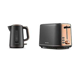 Kenwood Abbey Lux Water Kettle With Kenwood Abbey Lux Toaster, 2 Slot Toaster