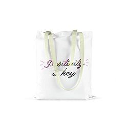 Bonamaison Bolso De Mano Impreso, 100% Algodón, Bolso de la Compra Reutilizable, Bolso De Compras, Ecológico, Plegable, Bolso de Tela de Lona con Asas, 34X40 Cm - Diseñado y Fabricado en Turquía