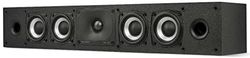 Polk Audio Monitor XT35 Enceinte Centrale Mince Hi-Res, Compatible Dolby Atmos/DTS:X (Pièce) - Noire