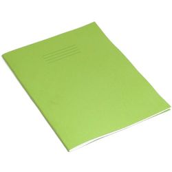 Rhino Briefpapier Oefenboek | A4 | 64 pagina's | bovenste helft blanco en onderste helft 15 mm gevoerd | lichtgroen | leermiddelen | schoolboeken | pak van 10