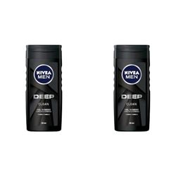 NIVEA MEN Gel Douche Deep 250 ml (Lot de 2)