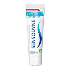 Sensodyne Sensitiv Extra Fresh Dentifrice quotidien pour protéger contre les caries et les dents sensibles à la douleur 75 ml