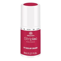 alessandro Striplac UV-nagellack Kiss my Colour – skonsamt och långvarigt – enkel borttagning tack vare Peel-Off-tekniken – vegansk och djurförsöksfri – 8 ml