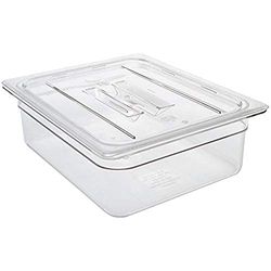 Cambro 20 CWCH135 1/2 bacinella copertura con manico, trasparente