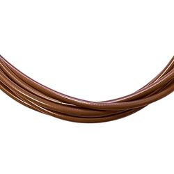 cyclingcolors Teflon Płaszcz hamulcowy Brązowy 1x Metr Ø5mm Velo MTB Droga Vintage Kabel PTFE