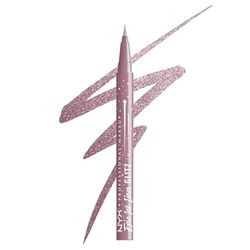 NYX Professional Makeup Eyeliner Liquido, Altamente Pigmentato, Linee Precise e Definite, Durata Fino a 24h, Formula Vegana, Epic Ink, Tonalità: Shimmer Stitch, 1 ml