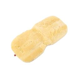 Kaiser Forro de couro de cordeiro para cadeira de carro de bebé de 35 x 80 cm, forma reta médica em retalhos (sem lã de cordeiro)