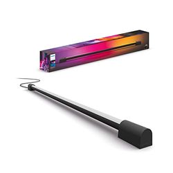 Philips Hue Play Gradient Light Tube svart 75 cm: TV-belysning, passar TV-apparater 40"-55", Hue White and Color Ambiance, flerfärgsfunktion, röststyrning via Amazon Alexa, Google Assistant och Siri